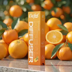 Coofeel Orange Mint Essential Oil – Citrus & Mint Aroma Blend Scented Oil for Daily Use and Relaxing Fresh Experience