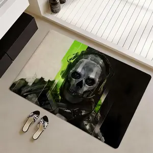 Game Call of Duty Floor Mat Non-Slip Soft Flannel Thickened Rug Indoor Door Mat Ultra Soft Absorbent Wear-Resistant Floor Mat for Living Room Hallway Entryway Front Door Porch Durable Non-Skid Home Decoration Mat for Indoor Daily Use