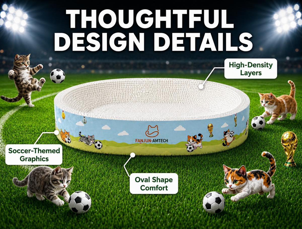 【DealsForYouDays】 FANJUN-AMTECH 2-in-1 Cartoon cat scratcher bed,Play & Rest Design, No Paper Scraps, Wear-Resistant, Anti-Overturning, High-Hardness Plant Fiber Corrugated Paper, Plastic-Free, Safe Eco-Friendly Cool Cat Supply,summerwins 【DealsForYouDays】 FANJUN-AMTECH 2-in-1 Cartoon cat scratcher bed,Play & Rest Design, No Paper Scraps, Wear-Resistant, Anti-Overturning, High-Hardness Plant Fiber Corrugated Paper, Plastic-Free, Safe Eco-Friendly Cool Cat Supply,summerwins