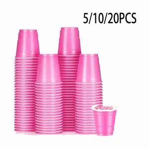 Reusable Plastic Mini Party Cups, Set of 5/10/20, Ideal for Condiments Snacks Juice, Perfect for Various Parties, Plastic Dessert Cups, Party Supplies