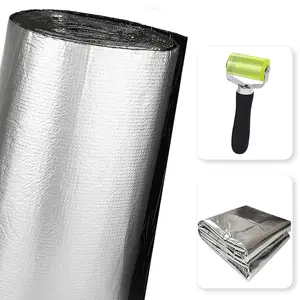 80''x40'' Thermal Sound Deadener Car Heat Shield Insulation Noise Reduce Mats with Roller, 394MIL Closed Cell PE Foam Vibration Dampening,Universal for Hood Ceiling Door,Car Interior Accessories for Car Sedan SUV Truck, Vehicle