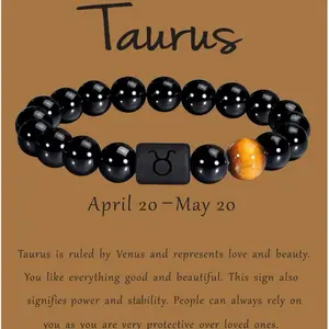 Taurus beaded bracelet