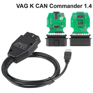 With FT232RL PIC18F25K80 Chip cable OBD2 DiagnosticTools VAG K+CAN OBDIl Scanner Commander 1.4 forVW/AUDI Car Accessories