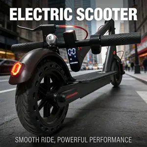Equipped with a 42V 7.8Ah battery, our foldable e-scooter offers 21 miles Max of range and 19 MPH speed. Fold it in seconds for easy transit and storage, and breeze through busy streets stress-free.