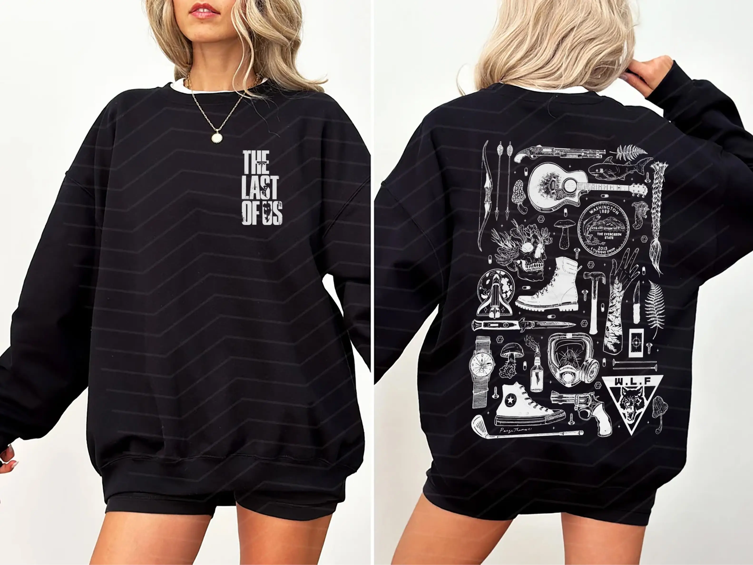 The Last Of Us Shirt, Ellies Tattoo T-shirt, The Last Of Us Fan Shirt, Game Shirt, Joel And Ellie Sweatshirt, TLOU Tee