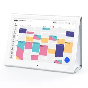 MWE Smart Digital Calendar, HD Touchscreen WiFi Electronic Calendar with 32GB Storage, Digital Photo Frame & Family Organizer, Cloud Sync Color-Coded Schedule, Chore Chart & Meal Plan, Desktop Smart Display for Phone & Tablet Users