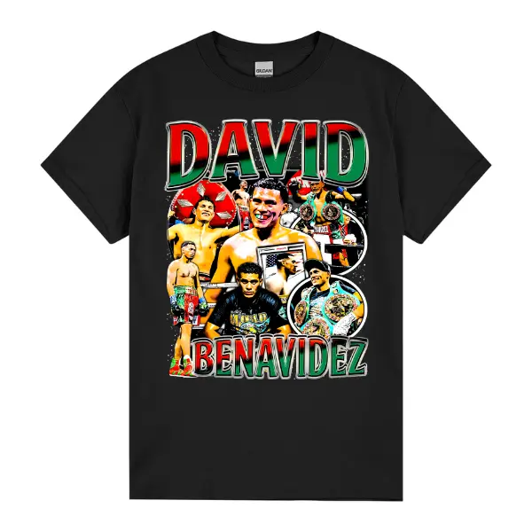 [Sale up to 50%] DAVID BENAVIDEZ T-SHIRT BOXING SHIRT GRAPHIC TEE ,Gift for Dad, Fathers Day