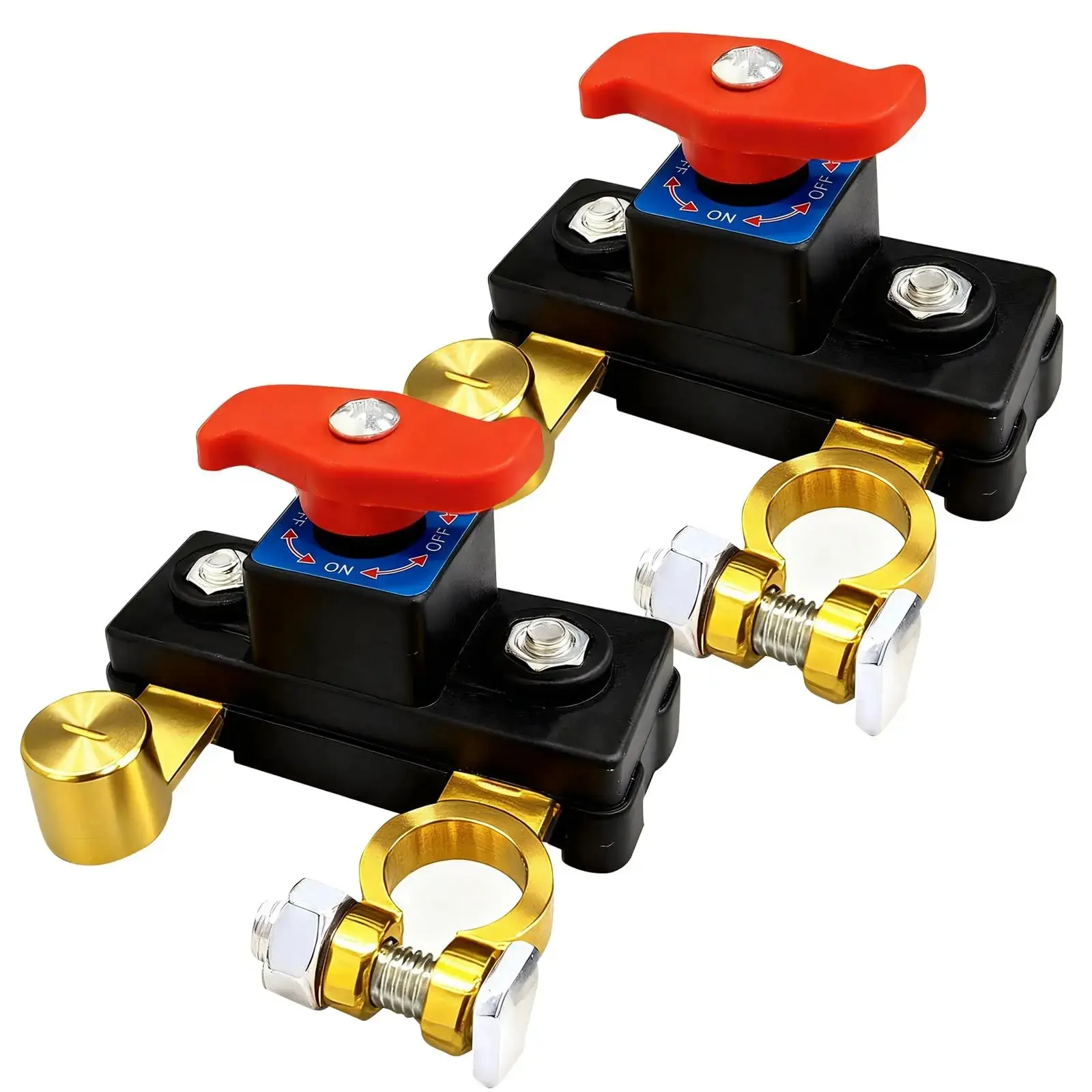 12V-24V Ready Pure Copper Car Battery Cut-Off Switch Breaker, Smart Disconnect, Stable Transmission, High Conductivity, RV/Boat Compatible Auto Accessories, Car Accessories