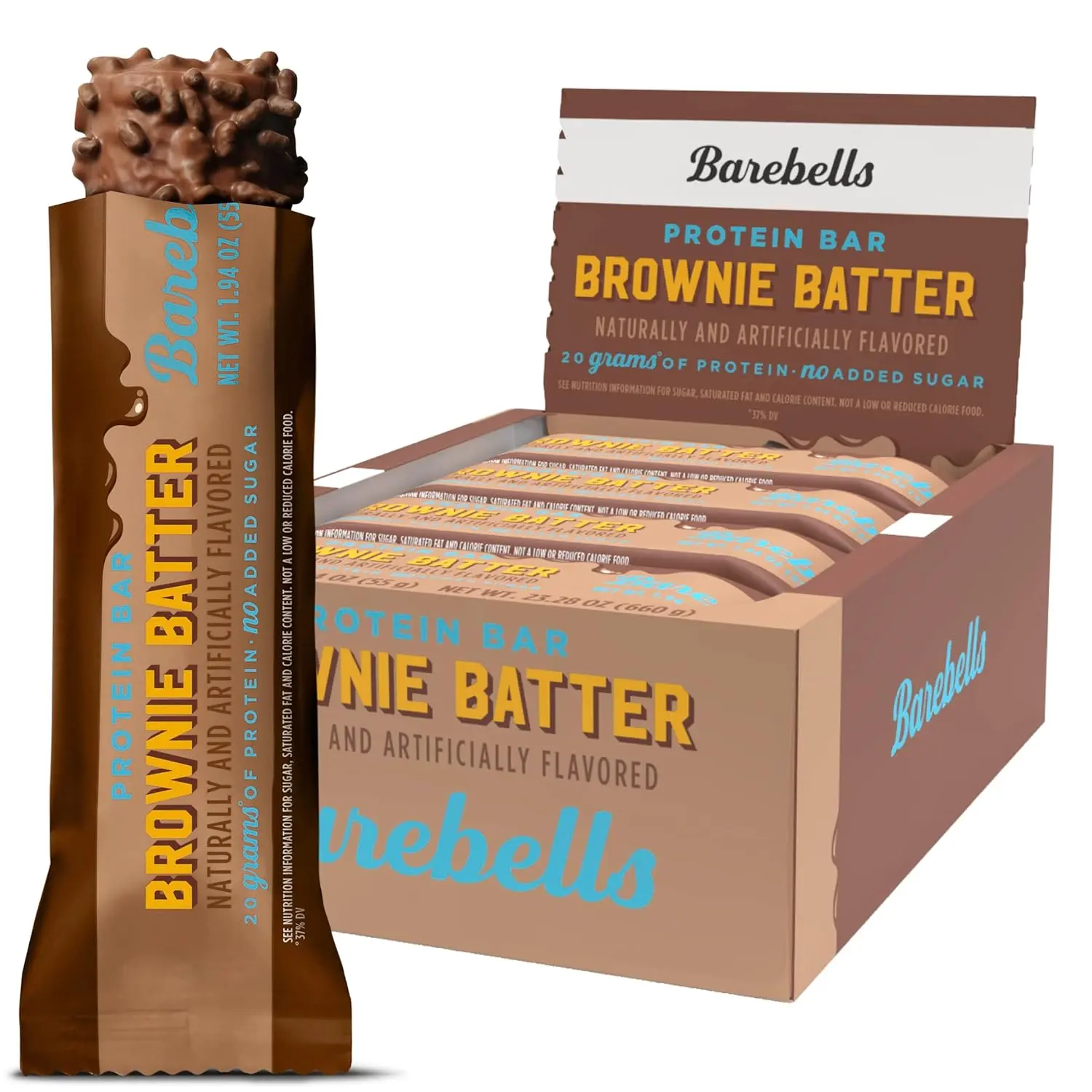 Barebells Protein Bars – Brownie Batter (12 Bars)