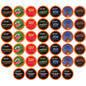 The Best of The Best Flavored Coffee Pods Variety Sampler Pack Beverage Bean