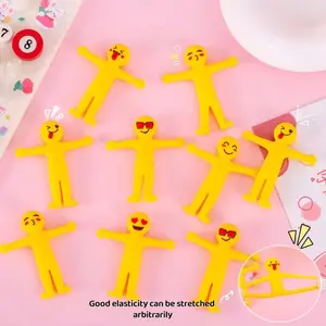 Stretchable Minion Doll Stretchable Toy, Christmas Popular Kids Party Gift, Soft Stretchable Doll, Ideal Halloween/Christmas Party Gift, Easter Basket Gift Bag/Capsule Filler, Goodie Bag Filler, Party Bag Fillers