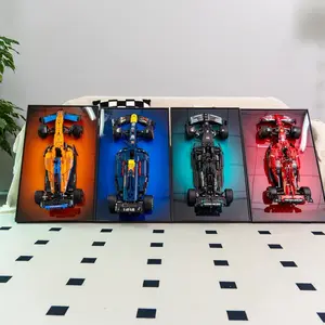 Display wallboard for Lego Ferrari SF-24 42207 red bull 19 42206 AMGW14 42171 and Mclaren 42141(CarNotIncluded)-ldeal Christmas Gifts for Lego Lovers,Size:29.5x17.7 in，