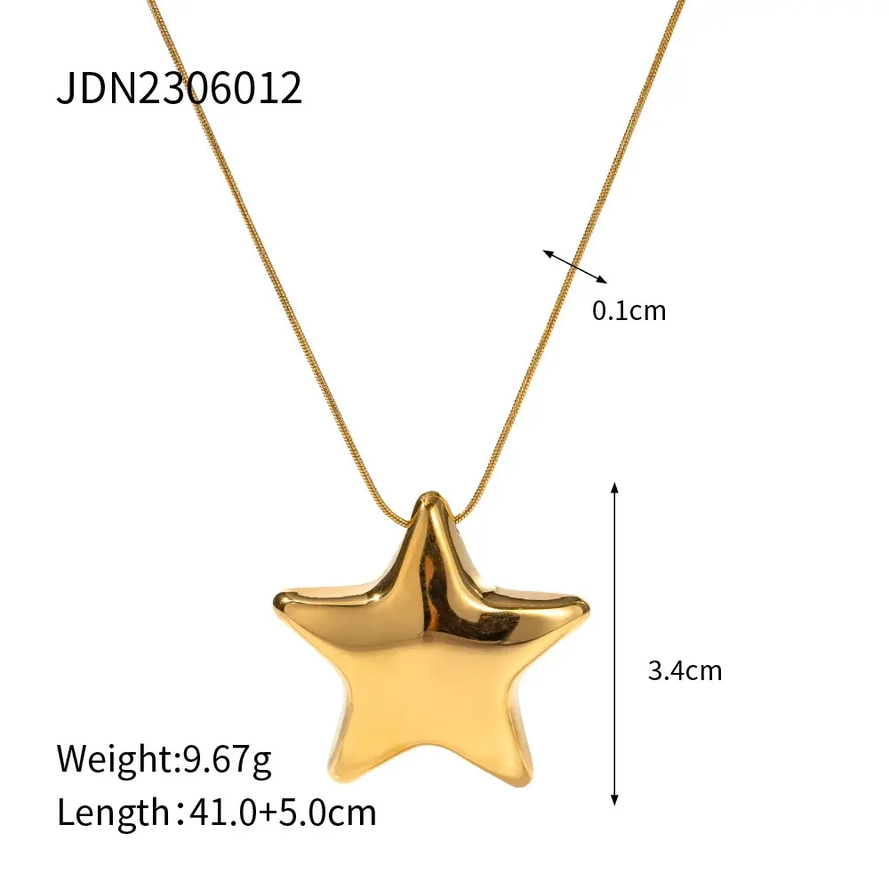 Gold Star Necklace