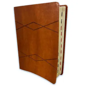 Study Bible Holman in Spanish 10 point with Zipper Reina Valera 1960 Imitation Leather Brown with Index