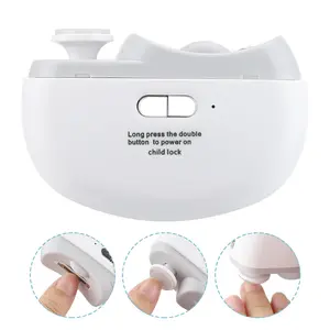 Electric Nail Clipper | Smart Electric Nail Clipper With Anti-Pinch, Nail Polishing, Illumination, And Grinding Functions. Suitable For All Ages. Portable And Long Battery Life. High-end Packaging, Ideal As A Gift. Halloween
