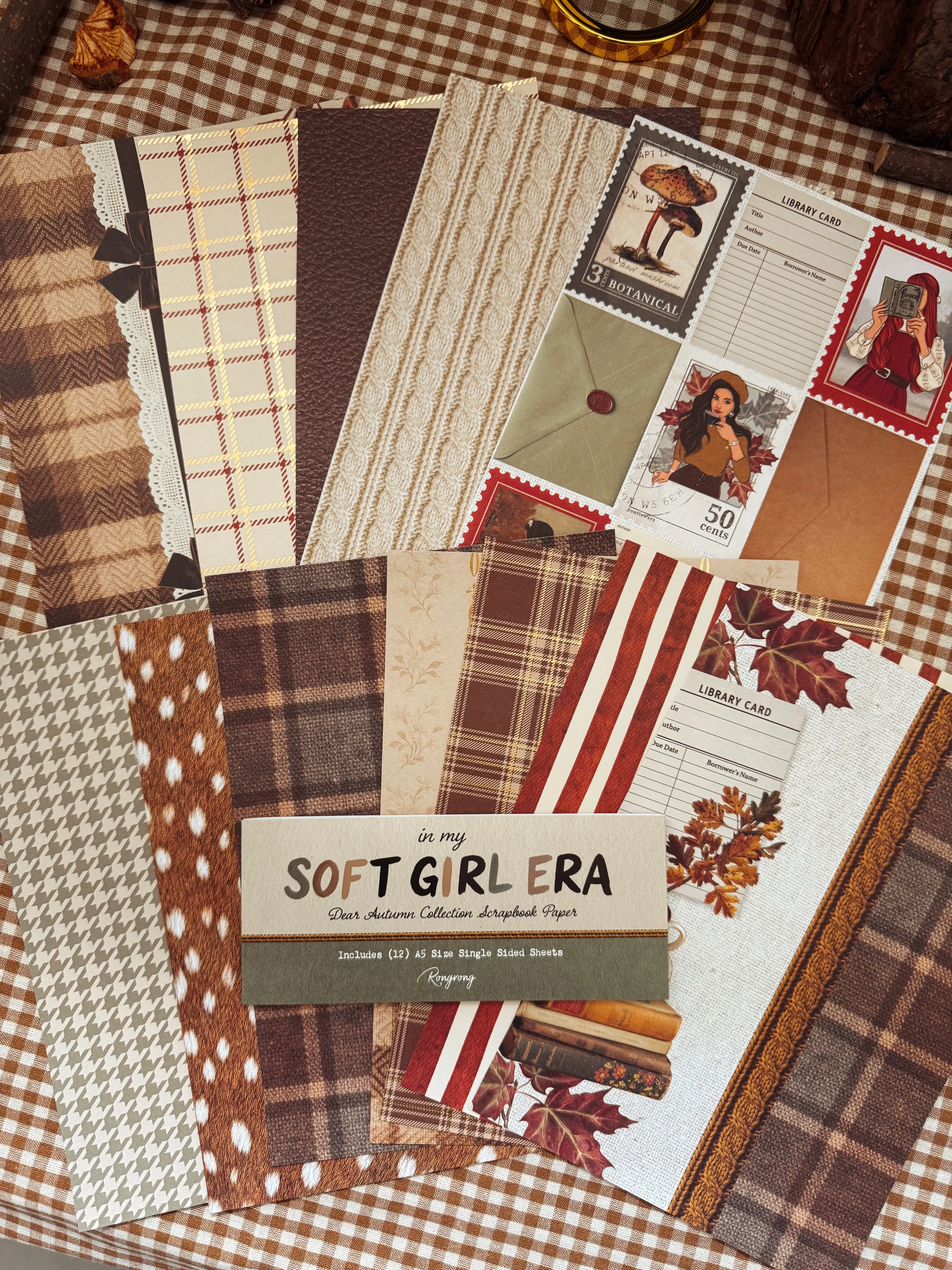 Dear Autumn Scrapbooking Paper