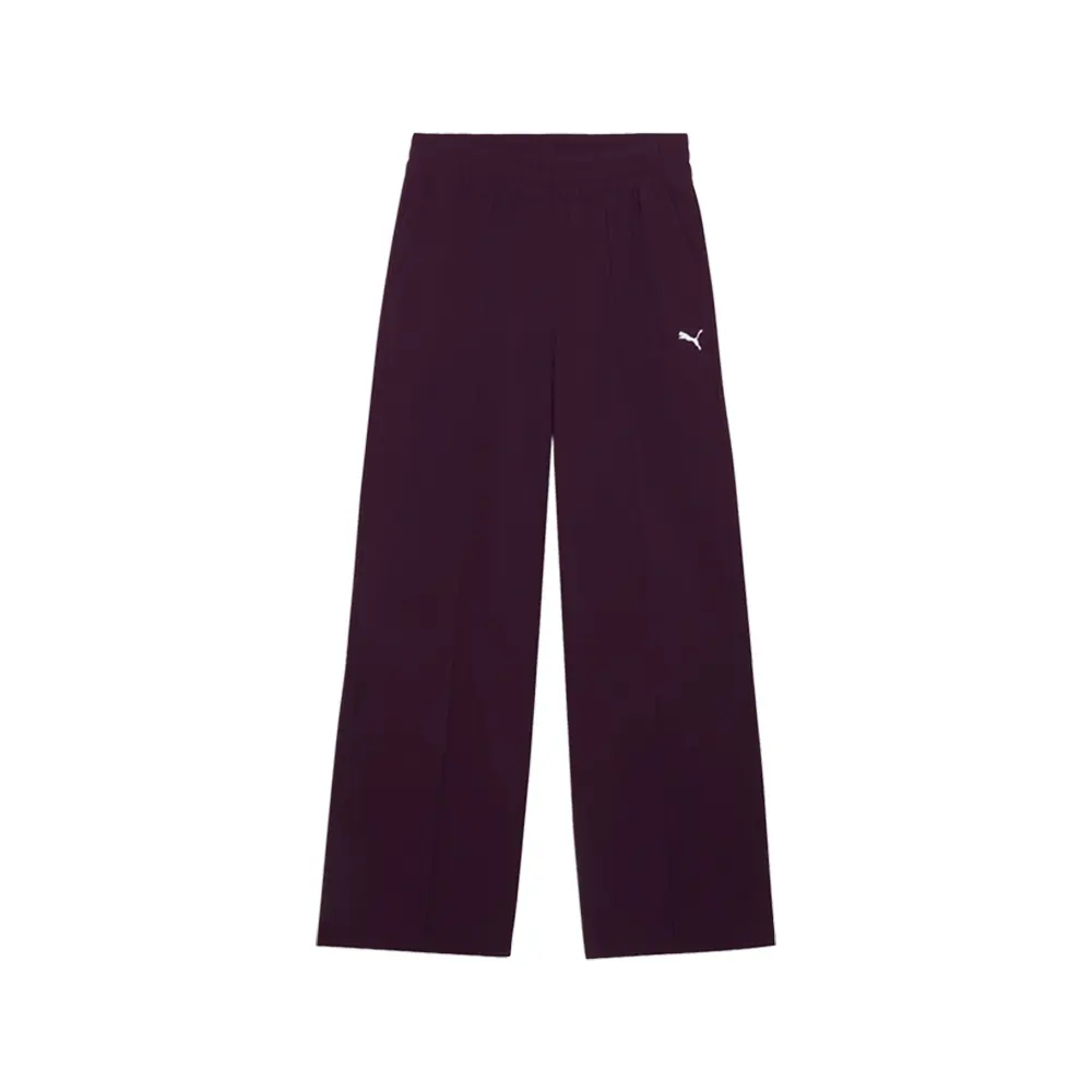 PUMA Womens Essentials Woven Pin Tuck Pants Casual - Purple