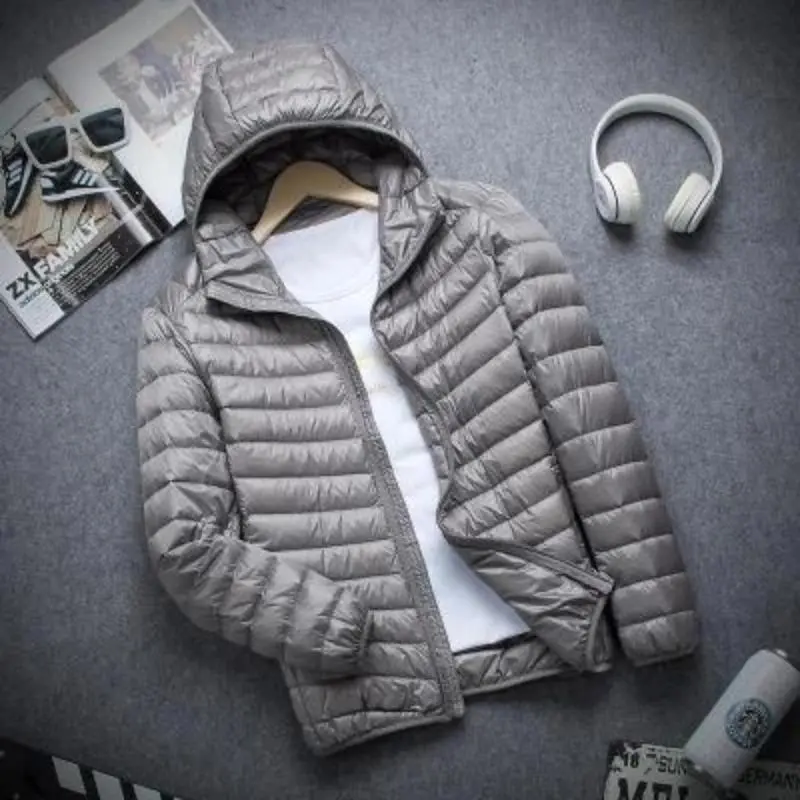 New Autumn And Winter Down Jacket Men's Fashion Hooded Super Light Warm Slim Coat Down Jacket Men's Coat New Autumn And Winter Down Jacket Men's Fashion Hooded Super Light Warm Slim Coat Down Jacket Men's Coat