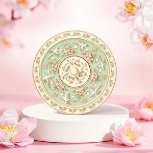 Beijing Forbidden City Cultural Creative Sparrow Around Flower Branch Pocket Mirror, Elegant Gift, Handheld Mirror, Unique Souvenir