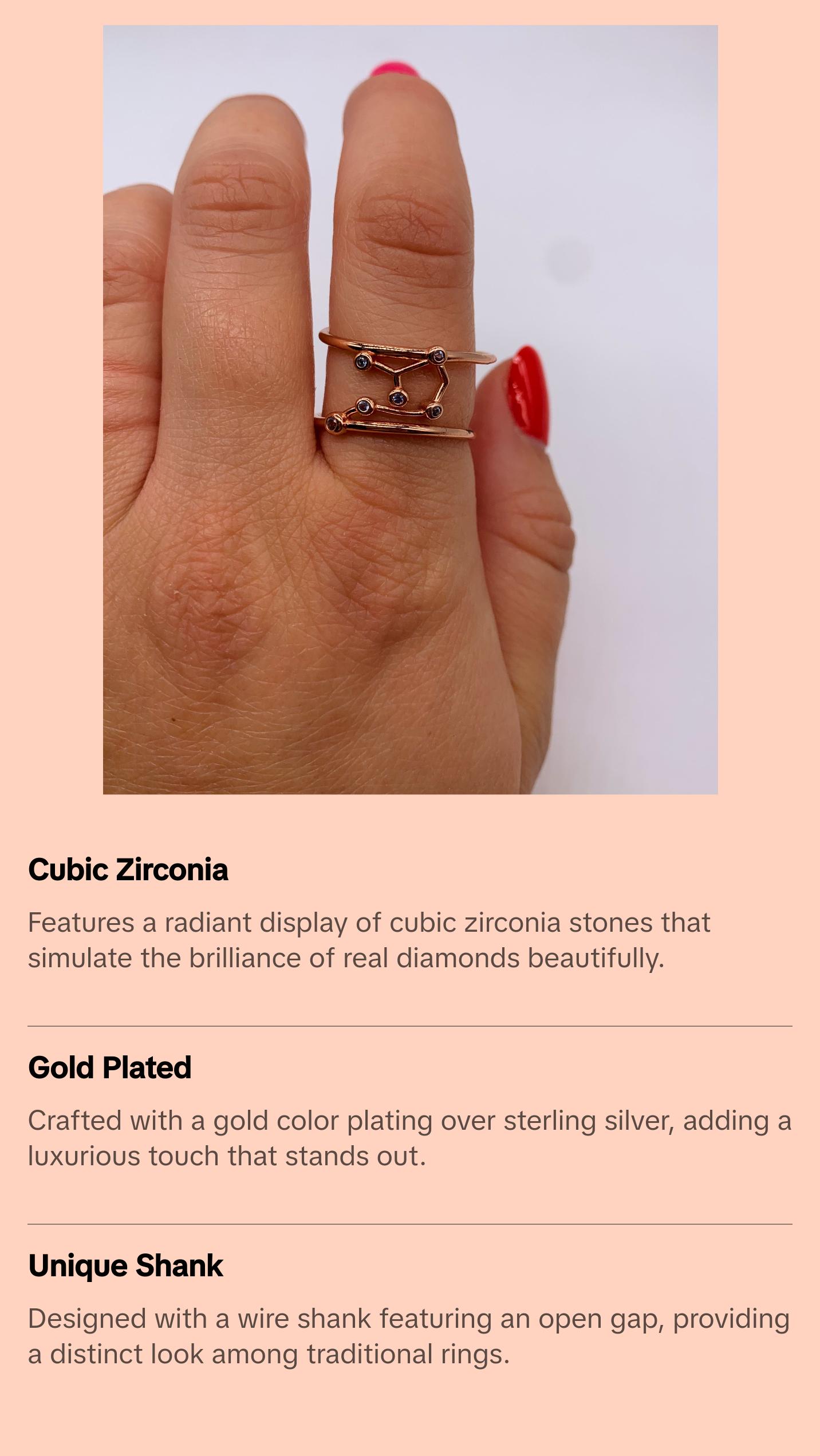GOLD CONSTELLATION RING