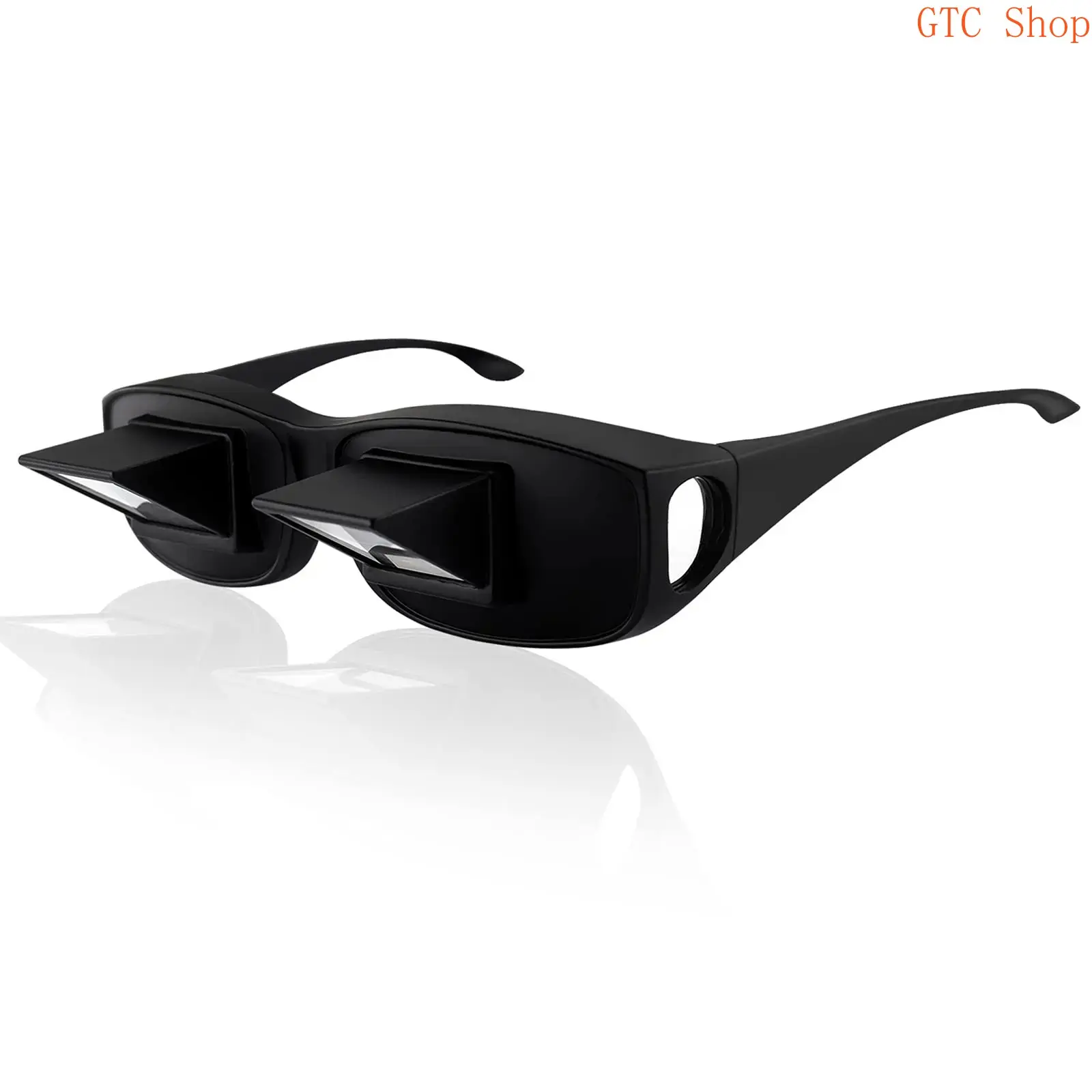 Horizontal Lazy Periscope Reading Glasses, Viral Lying Down Bed Rest Eyewear, High Definition Clear Comfortable Optical Lens, Unique Prismatic Reflective Horizontal Design, Non-Fatigue Relaxing Vision Reading Shades, Indoor Bed Reading Watching Leisure Da