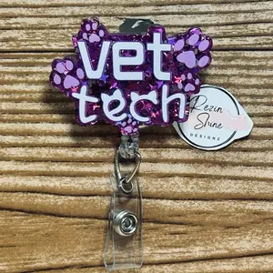 Vet Tech Badge Reel