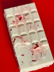 *REFILL* Strawberry Crush Stuffed Chocolate Bar Kit - DIY Dessert with Real Freeze-Dried Strawberries & Crunchy Shortbread Crumble