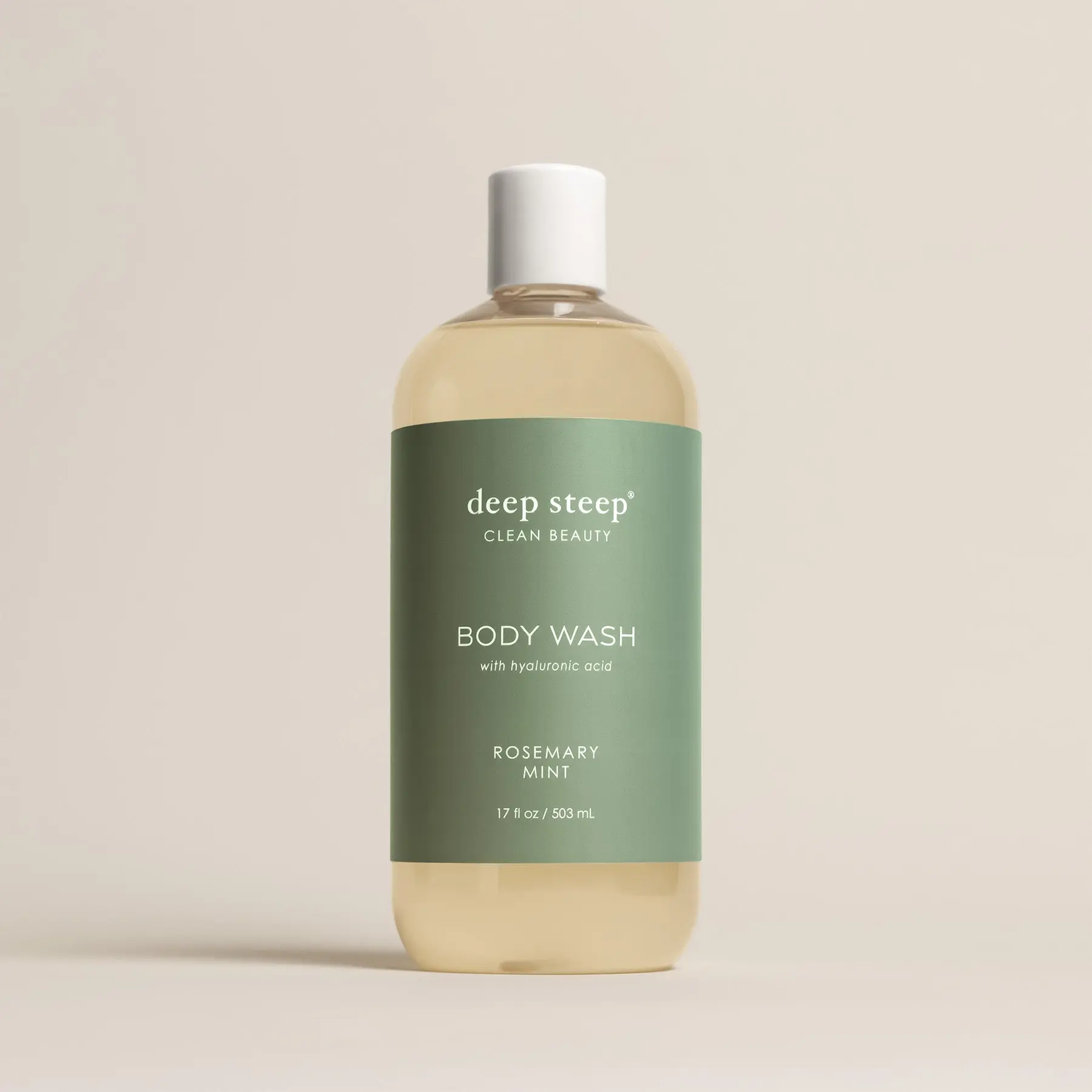Organic Hydrating Herbal Scent Body Wash - Rosemary Mint, Aloe, Argan, Cocoa, Coconut, Shea, Geranium Oil, Citric Acid, Alpha Olefin Sulfonate - Smooth, Eco-Friendly Soothing Cleanser for Bath & Shower Care, Hyaluronic Acid