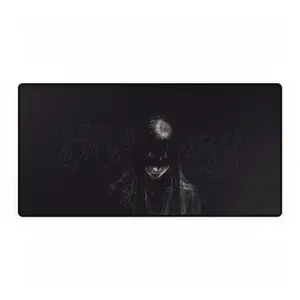 Fallen Seraph - Dark Angel Anime Mousepad, Gothic Aesthetic Desk Mat, Large Extended Mouse Pad