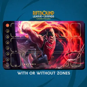 Dunkmaster Darius Playmat Stitched Edges, Riftbound Trading Card Game