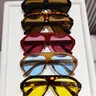 5 Pairs Women's Large Frame Fashion Glasses, Summer Sun Protection, Beach Accessory, Casual Style Oversized Pilot Frames, Perfect for Outing and Back-To-School Season, Fashion Sunnies