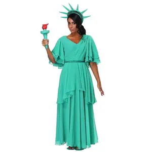 Plus Size Women's Statue of Liberty Costume