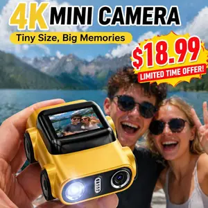 Dual mode 4K high-definition recording and photography, 32GB large memory. Specially designed for short video creators, vlog、 Suitable for all scenarios upon unboxing, the first choice for beginners in self media, and easy release of popular videos!