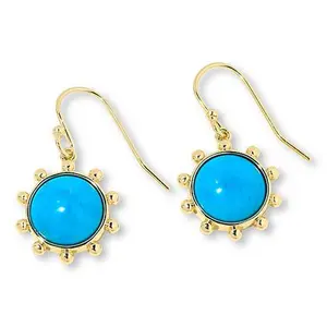 Connie Craig Carroll Jewelry Joleen Blue Magnesite Sun Drop Earrings