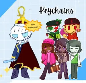 Roblox Blocktales translucent acrylic Keychains, Perfect For Bags, Keys, Or Gifts. Great For Daily Use