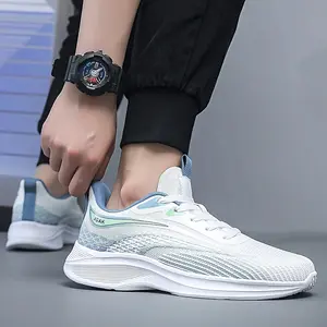 Men's All-Season Breathable Low-Top Sneakers - Lightweight, Cushioned, Height-Increasing Running Shoes with Arch Support and EVA Cushioning, Suitable for Gym, Jogging, Training, Hiking