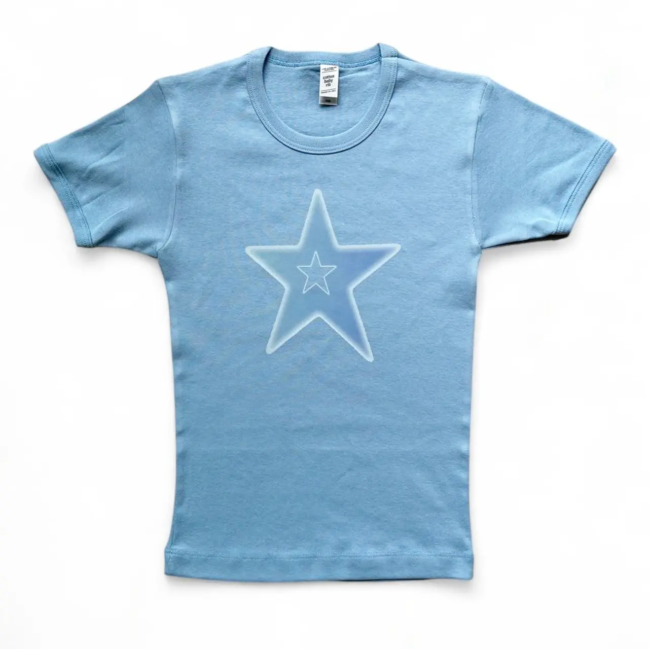 Women's Star Vintage Style Cotton T-Shirt