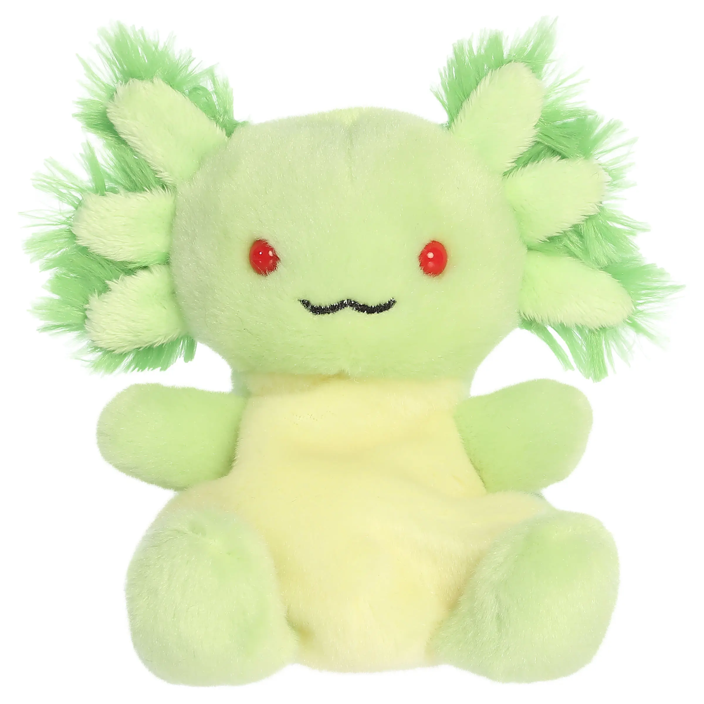 Palm Pals Adorable Ecto Radioactive Axolotl 5 inch Mini Soft Plush Collectable Stuffed Animal