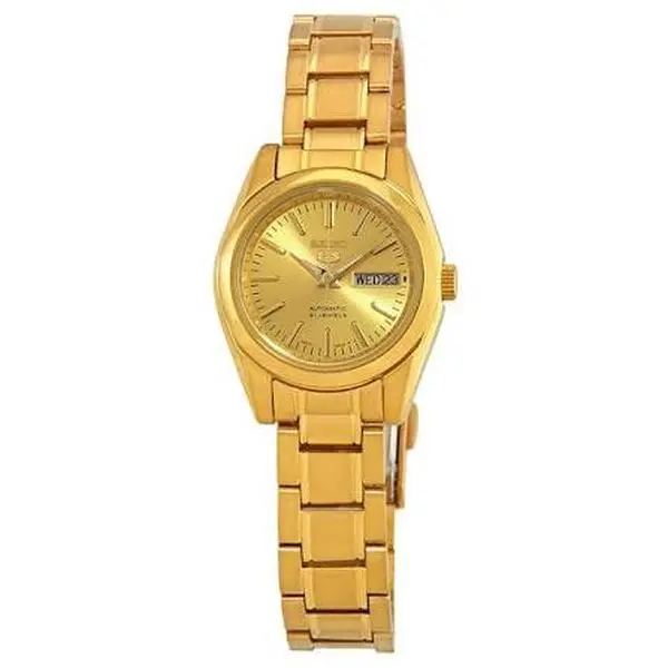 Seiko Series 5 Automatic Gold-Tone Ladies Watch SYMK20 SYMK20K1
