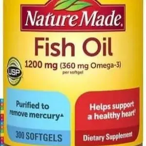 Nature Made Fish Oil 1200 mg, 300 Softgels