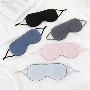 2026 New Pack of 5 Milk Silk-Ice Silk Sleep Eye Masks - Aviation-Grade Full Blackout, Ear-Hanging Snug Fit, Soft Breathable Blindfold for Eye Protection, Ideal for Night Sleep, Travel (For Adults)