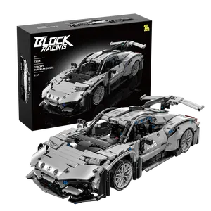 Adult Sports Car Building Set, 1:14 Scale MOC Kit, Racing Car Model, Adult Supercar Toy