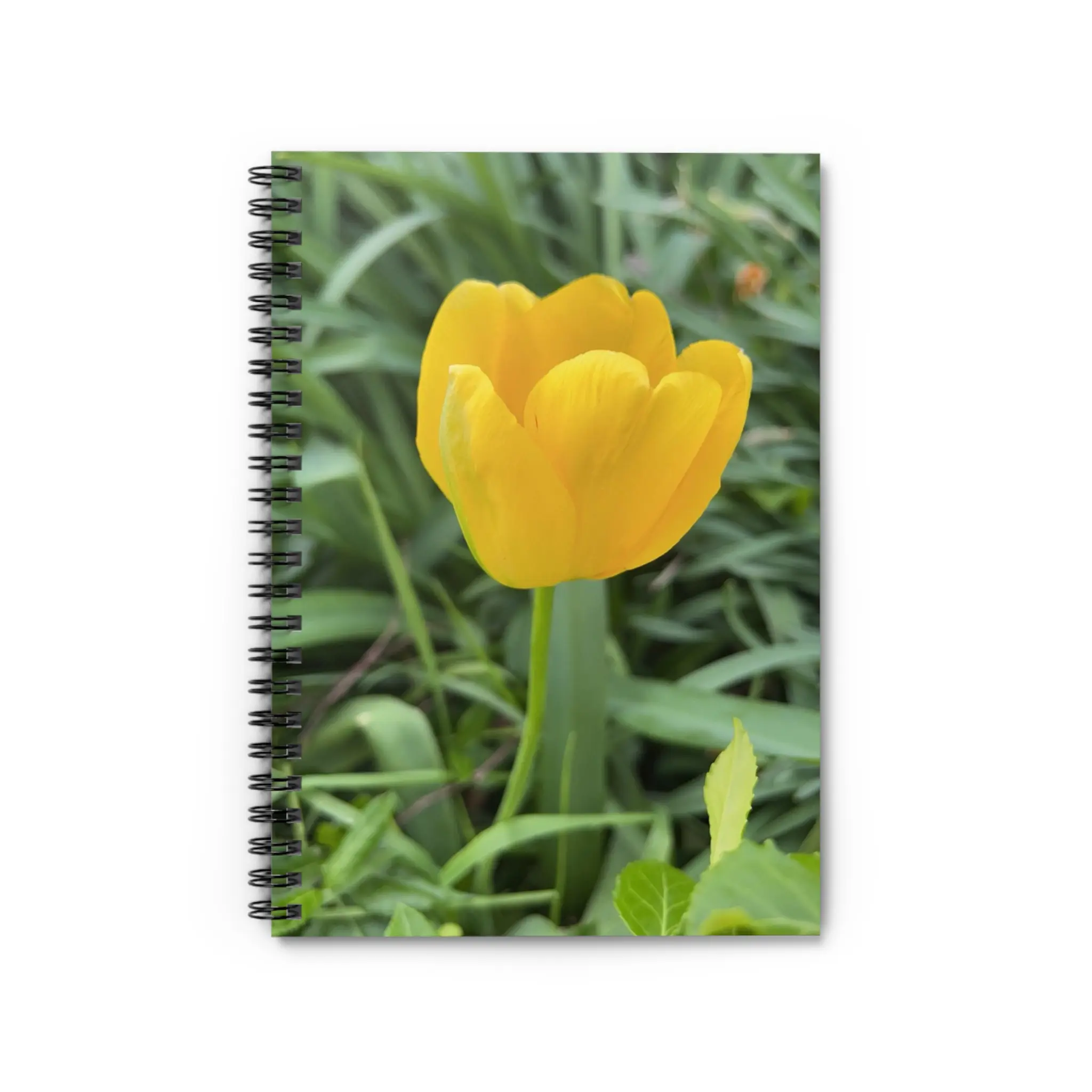 Yellow Tulip Spiral Notebook
