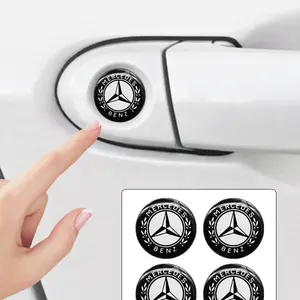 Car Keyhole Sticker Car Door Lock Protection 3D Sticker Logo Suitable for Mercedes-Benz AMG W204 W213 W205 W211 W212 W176