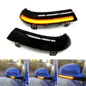 🔥💡 2PCS Dynamic Sequential LED Side Mirror Turn Signals | Fits VW Golf MK5 Passat B5.5 B6 Skoda Superb B5 No Battery Automotive