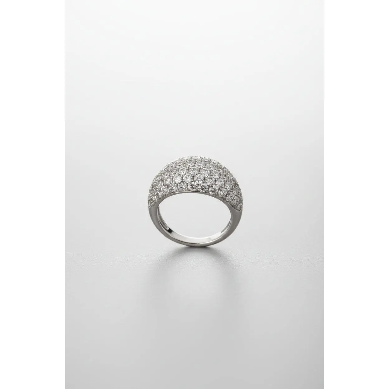 Pavé Lab-Grown Diamond Heirloom Ring in 14K Gold