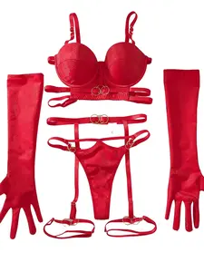 Noir Snake Print Bondage Women Lingerie Set: Edgy Boudoir Glam for Bold Nights