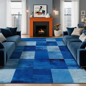 Luxury Vintage Patterned Velvet Carpet, Soft Comfortable Home Decor Geometric Pattern Rug, Living Room Sofa Mat, Bedroom Bedside Rug, Multi-Scene Use,merry Christmas、let it snow