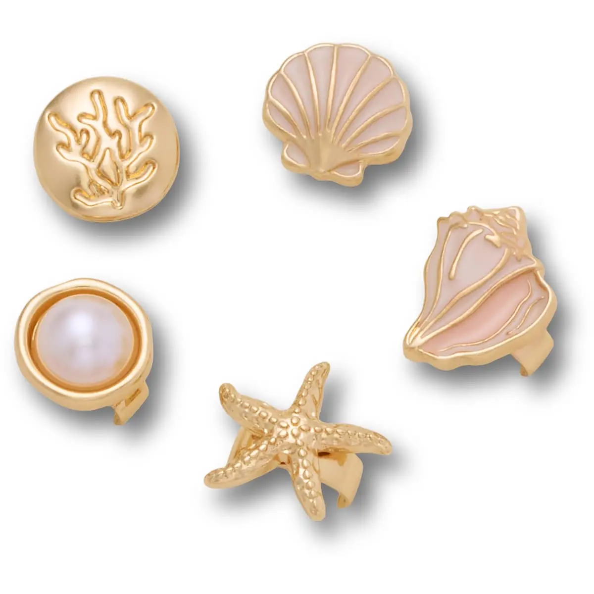 Crocs Jibbitz Sandal Charms 5-Pack, Cute Jewelry-Inspired Charms to Personalize Sandals