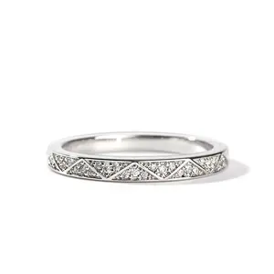 Jeulia Sterling Silver Couple Band for His and Her Classic Design Matching Anniversary Wedding rings Engraving Jewelry Set Valentine Day with Gift Box s 925
